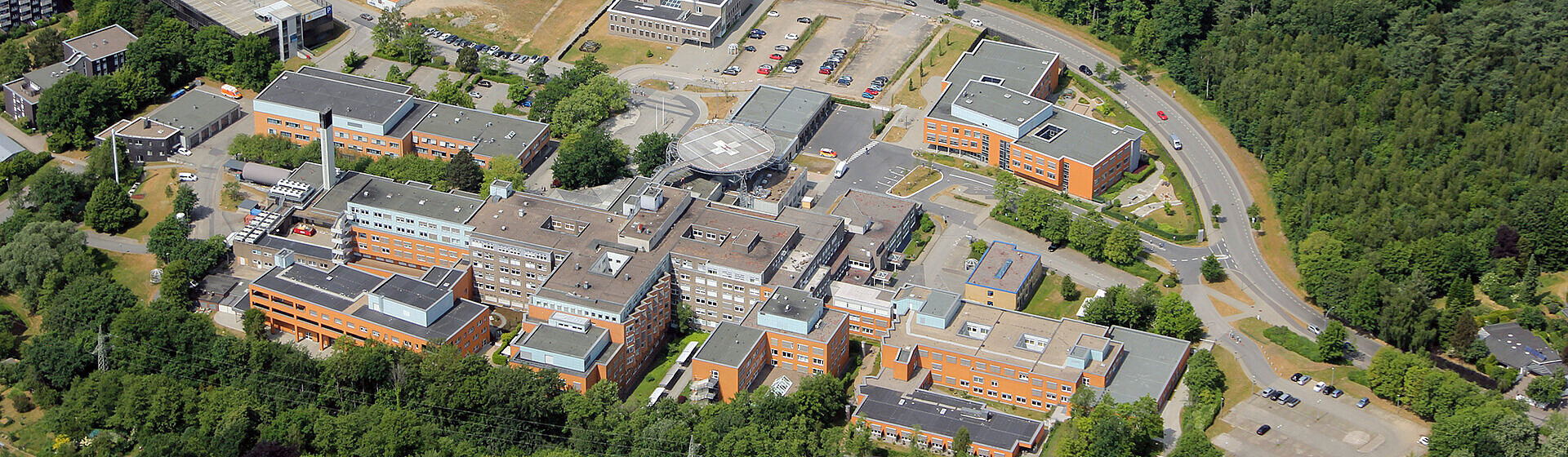 Luftbildaufnahme des Klinikums Itzehoe