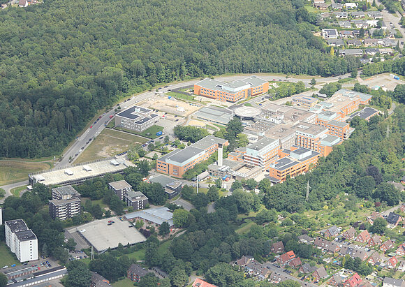 Zahlen und Fakten Luftbild Klinikum Itzehoe