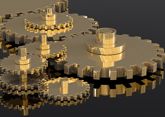 Unternehmensstrategie Zahnräder