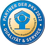 Siegel für Partner des PKV-Verbandes des Jahres 2022