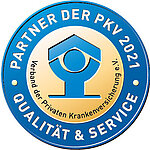 Siegel für Partner des PKV-Verbandes des Jahres 2021