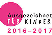 Logo Ausgezeichnet für Kinder 2016-2017 Logo Ausgezeichnet für Kinder 2016-2017