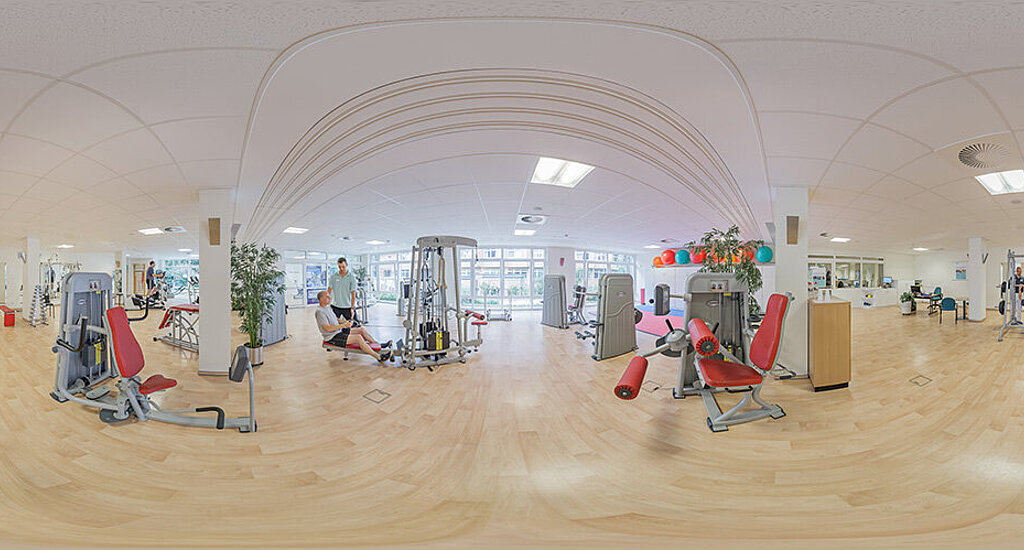 Panoramabild MediFit Trainingsfläche Panoramabild MediFit Trainingsfläche