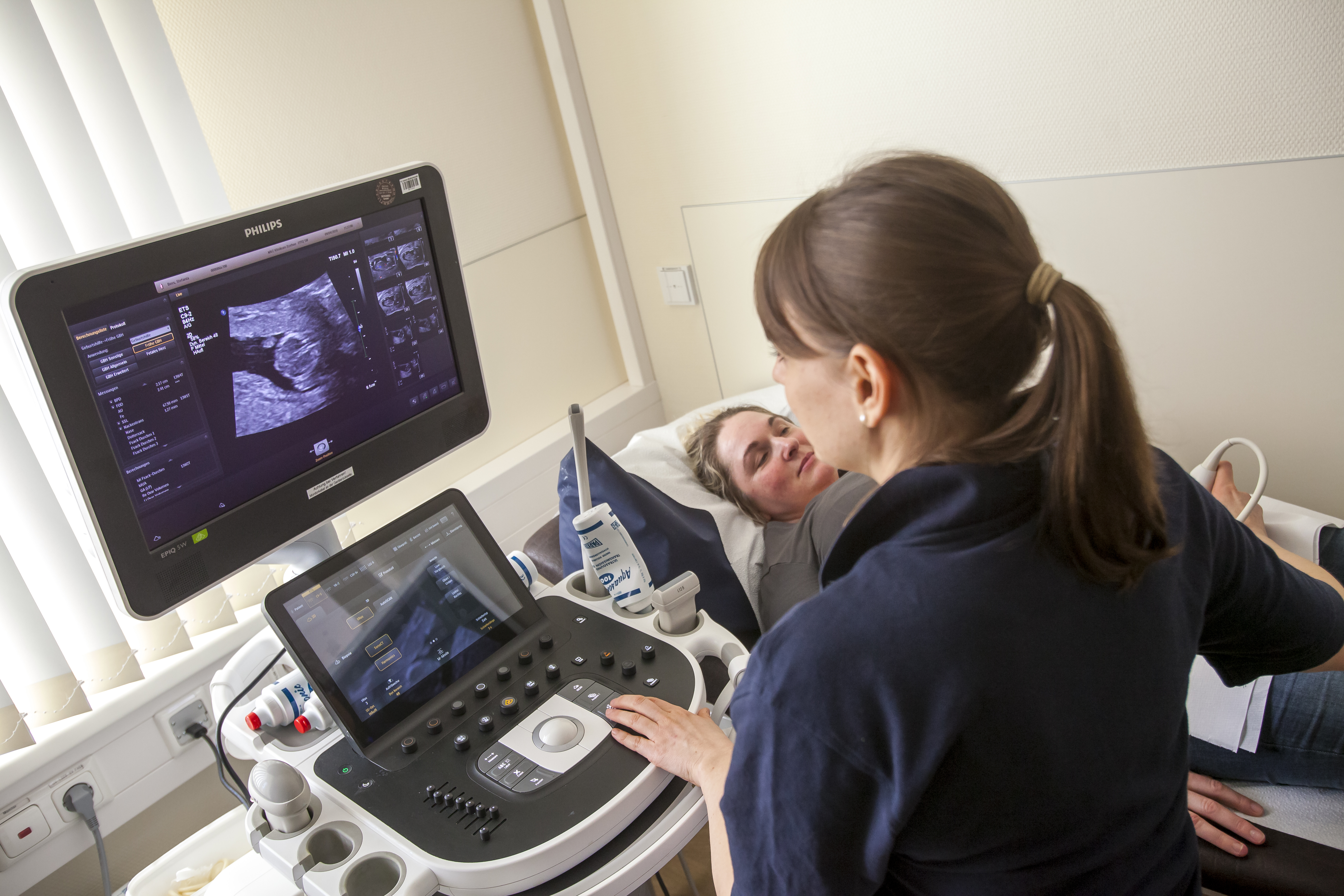 Ultraschalluntersuchung einer Schwangeren
